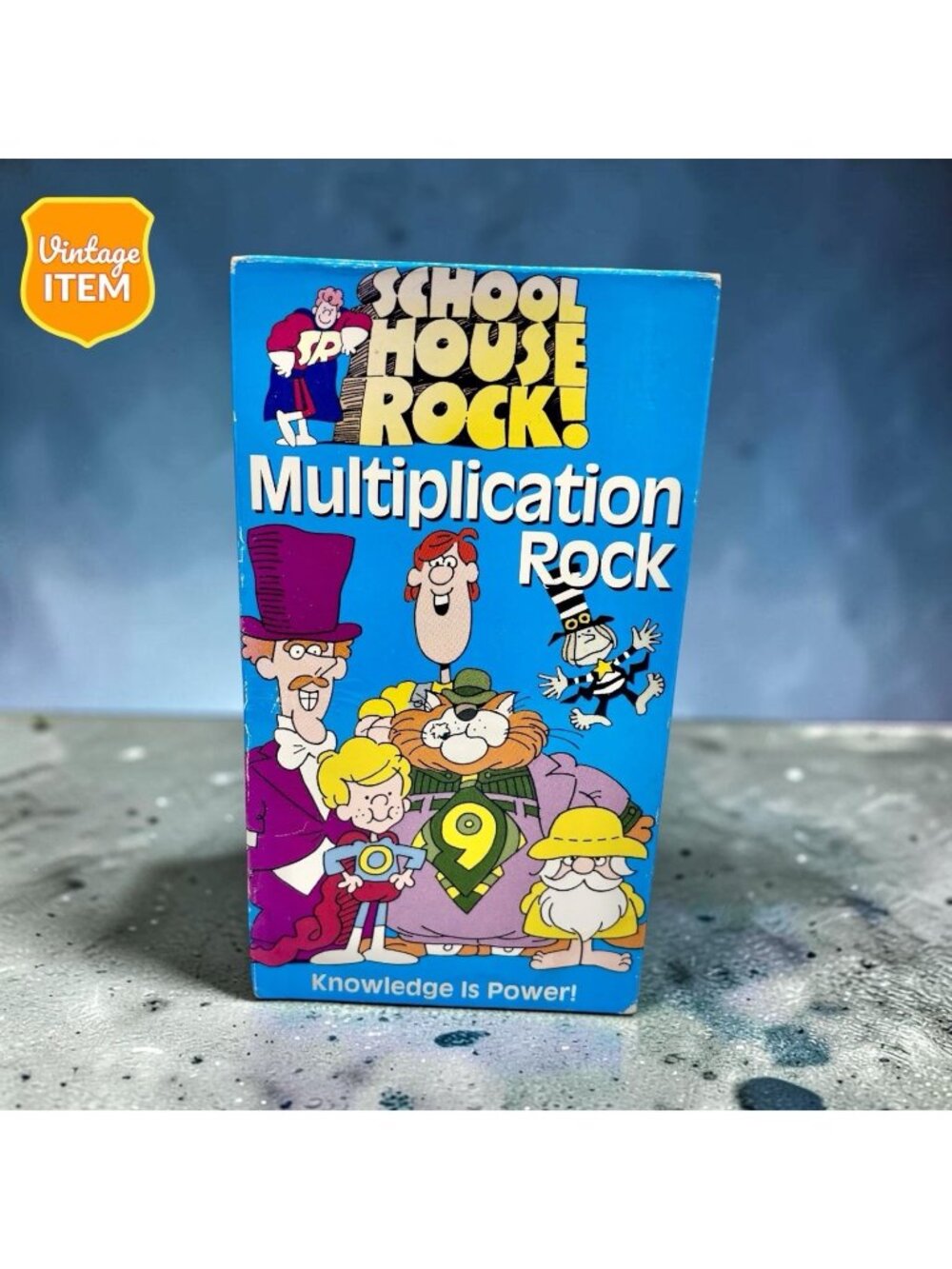 Vintage SCHOOL HOUSE ROCK Multiplication Rock VHS Knowledge Is Power Sing Along